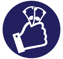 private vehicle payout and delivery icon
